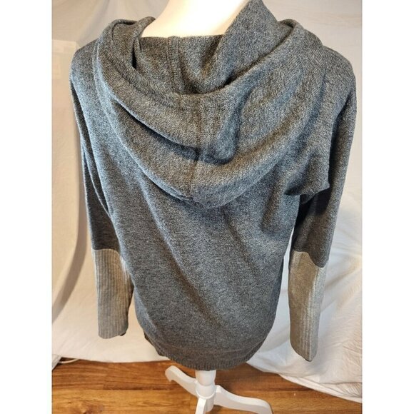 Athleta 100% Merino‎ Extra Fine Wool Sweater Size S Gray - Picture 3 of 4